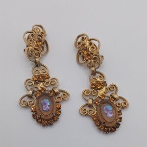 Celebrity NY and D&E Juliana Colab Cameo Clip On Earrings